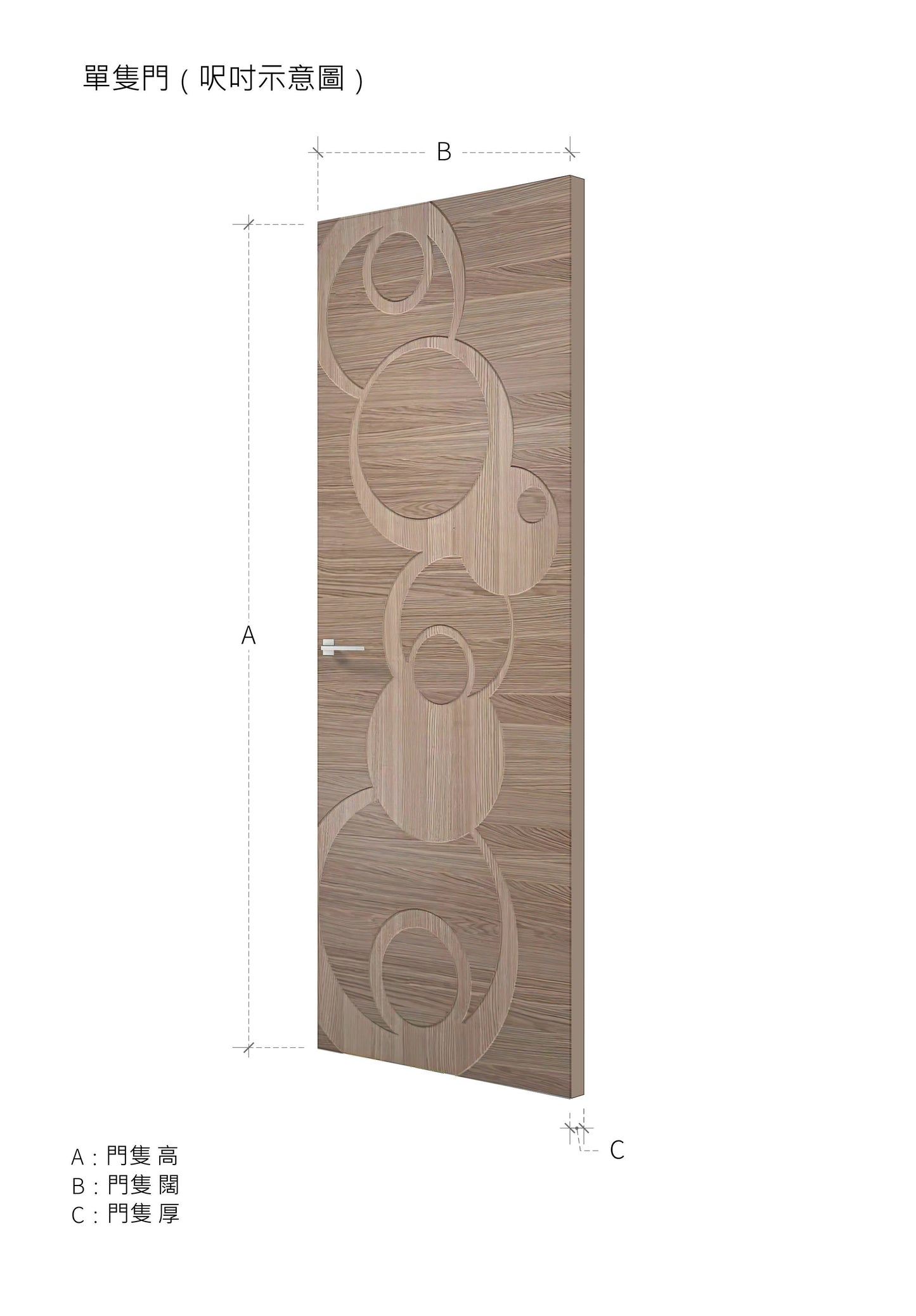 立體系列木門 A-LV031 鴻圖80建材倉