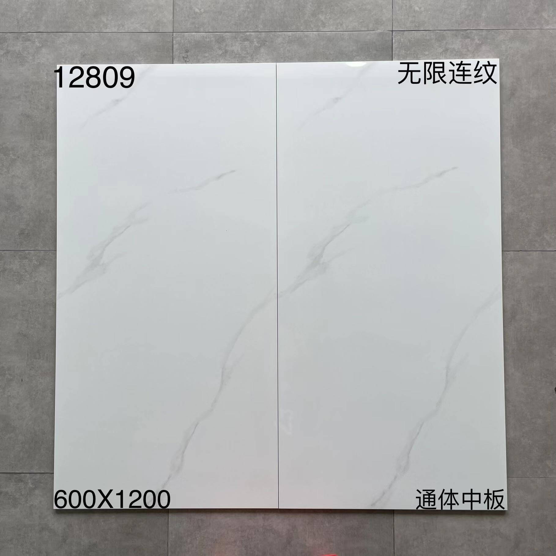 600*1200MM瓷磚-12809-光面 鴻圖80建材城
