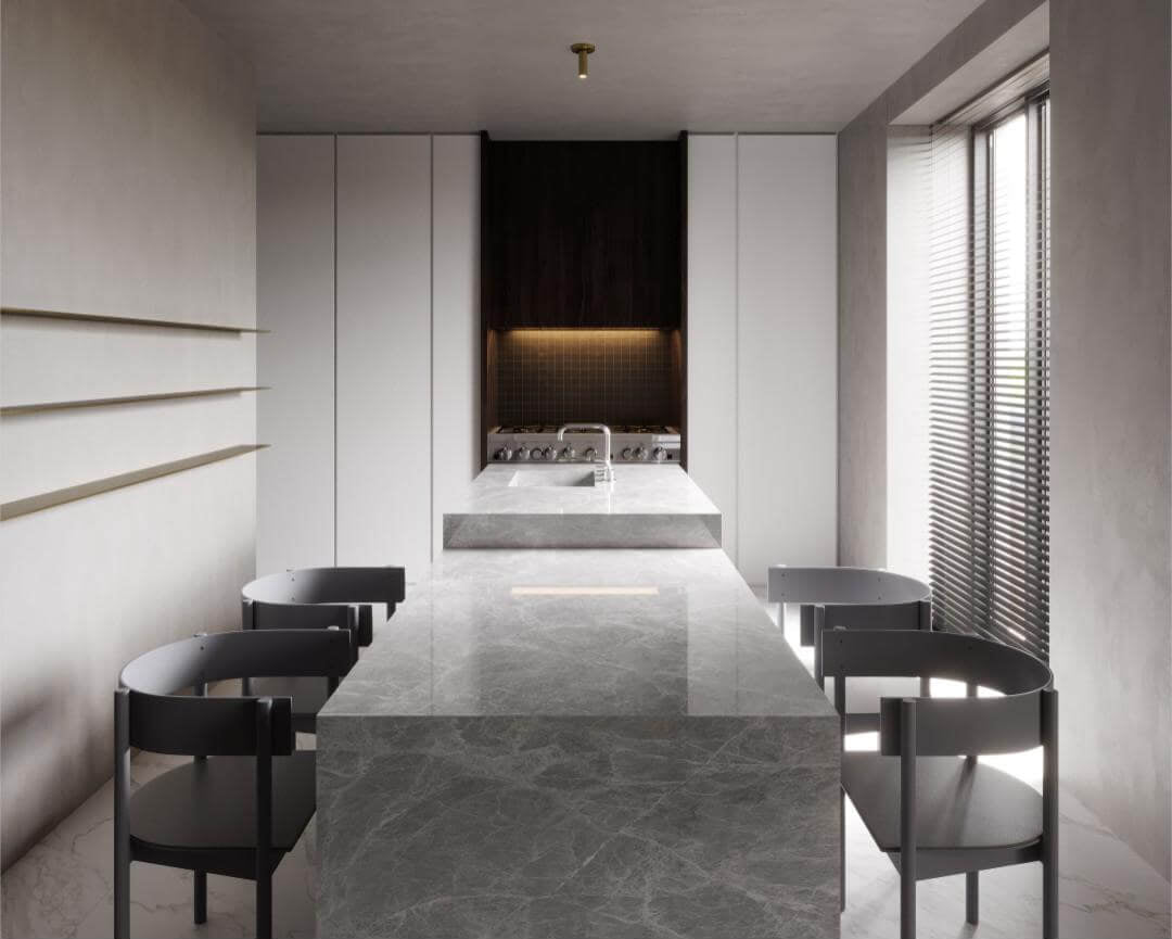 新灰 亮面 1200x2700mm岩板 12S127937B