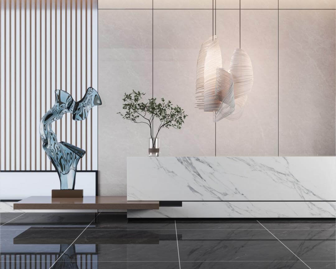 白玉蘭 亮面 1200x2700mm岩板 12S127939A