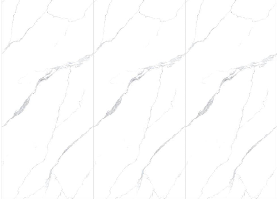 細白 亮面 1200x2700mm 岩板 12Y127805A