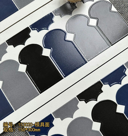 FY-153020 琺琅腰線-花磚 鴻圖80建材城