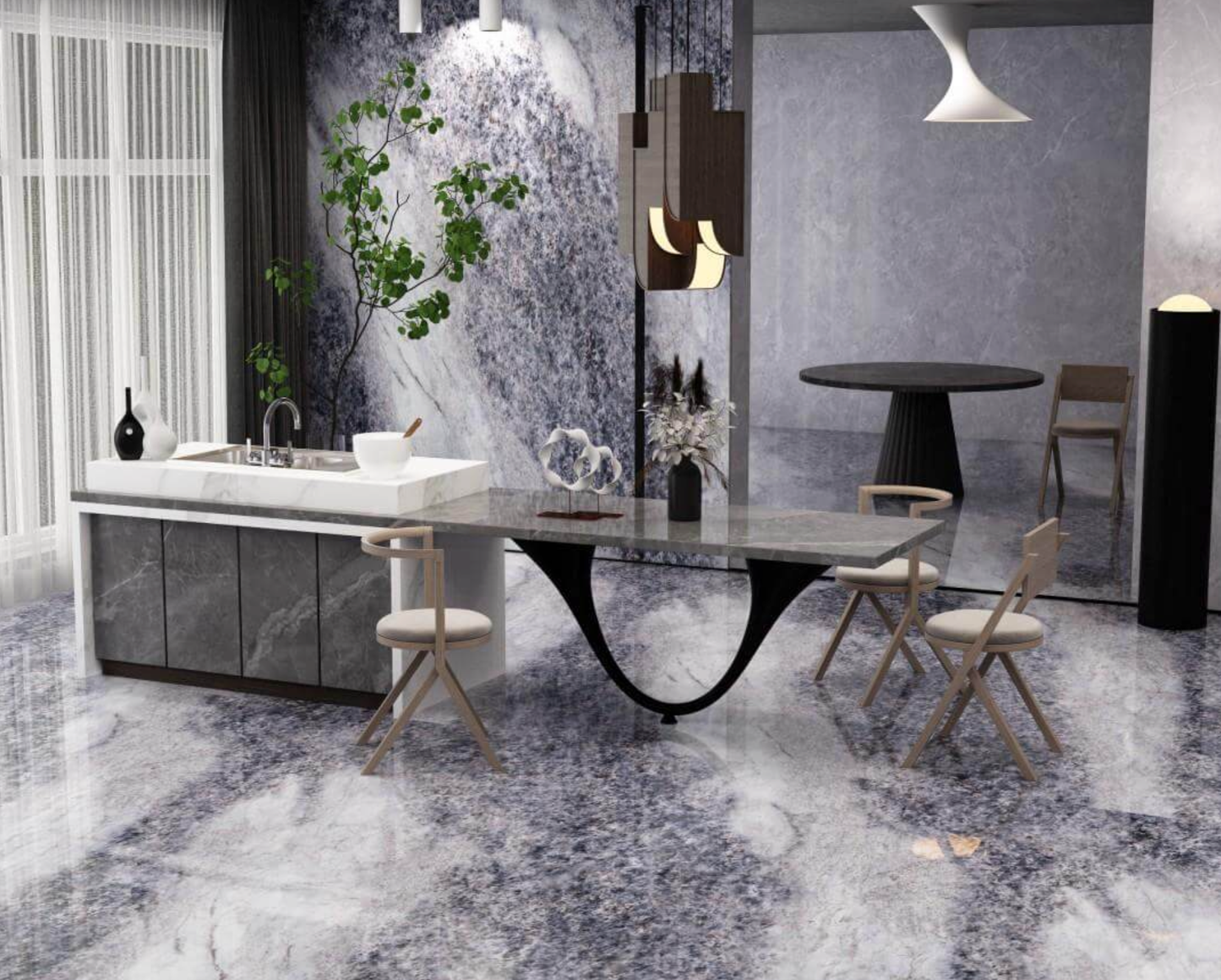 沙佛萊紫 800x2600mm 岩板 9S826519C