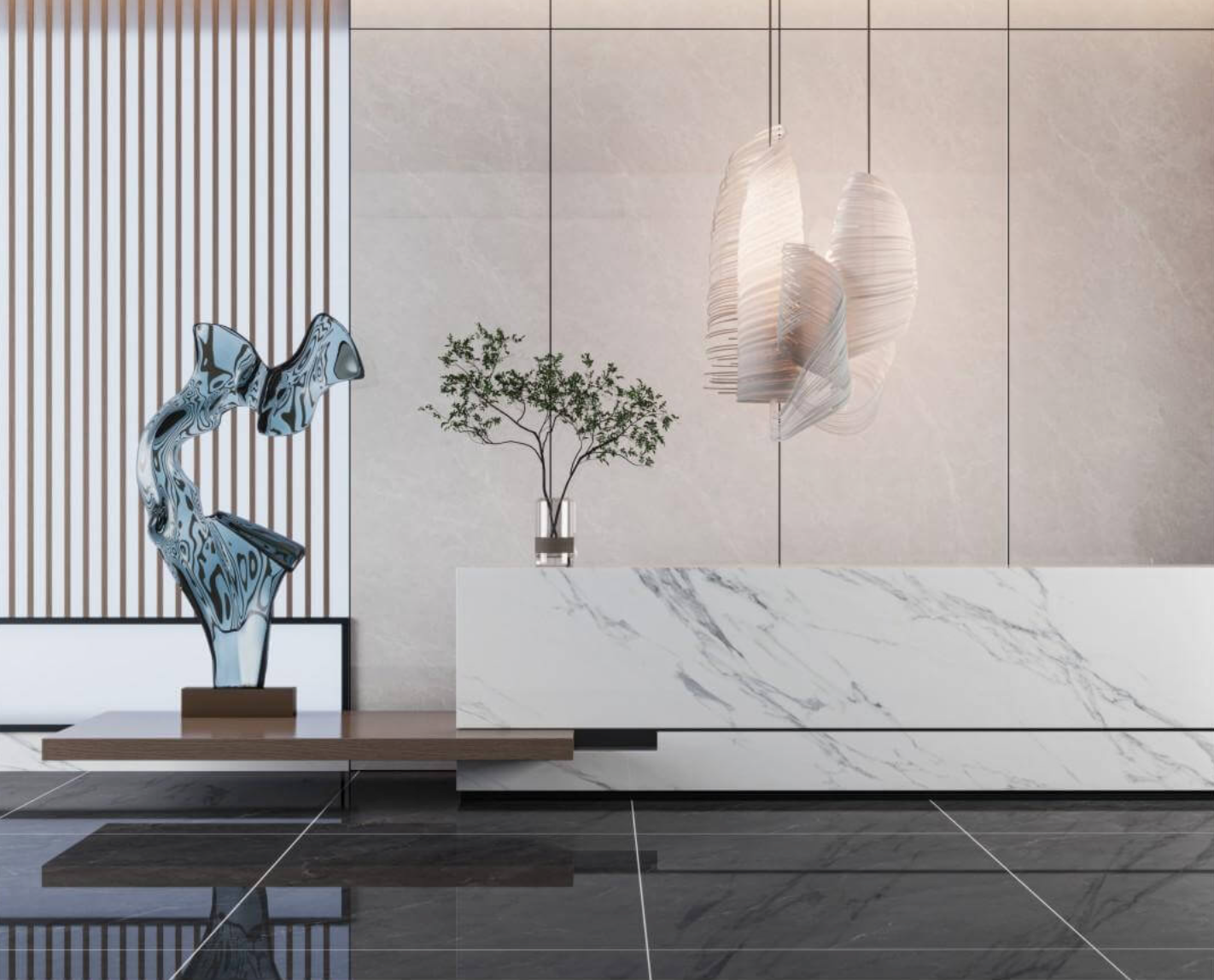 白玉蘭 800x2600mm 岩板 9S826559A