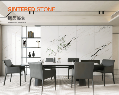 千城墨白 亮面 800x2600mm 岩板 JJ826PL055