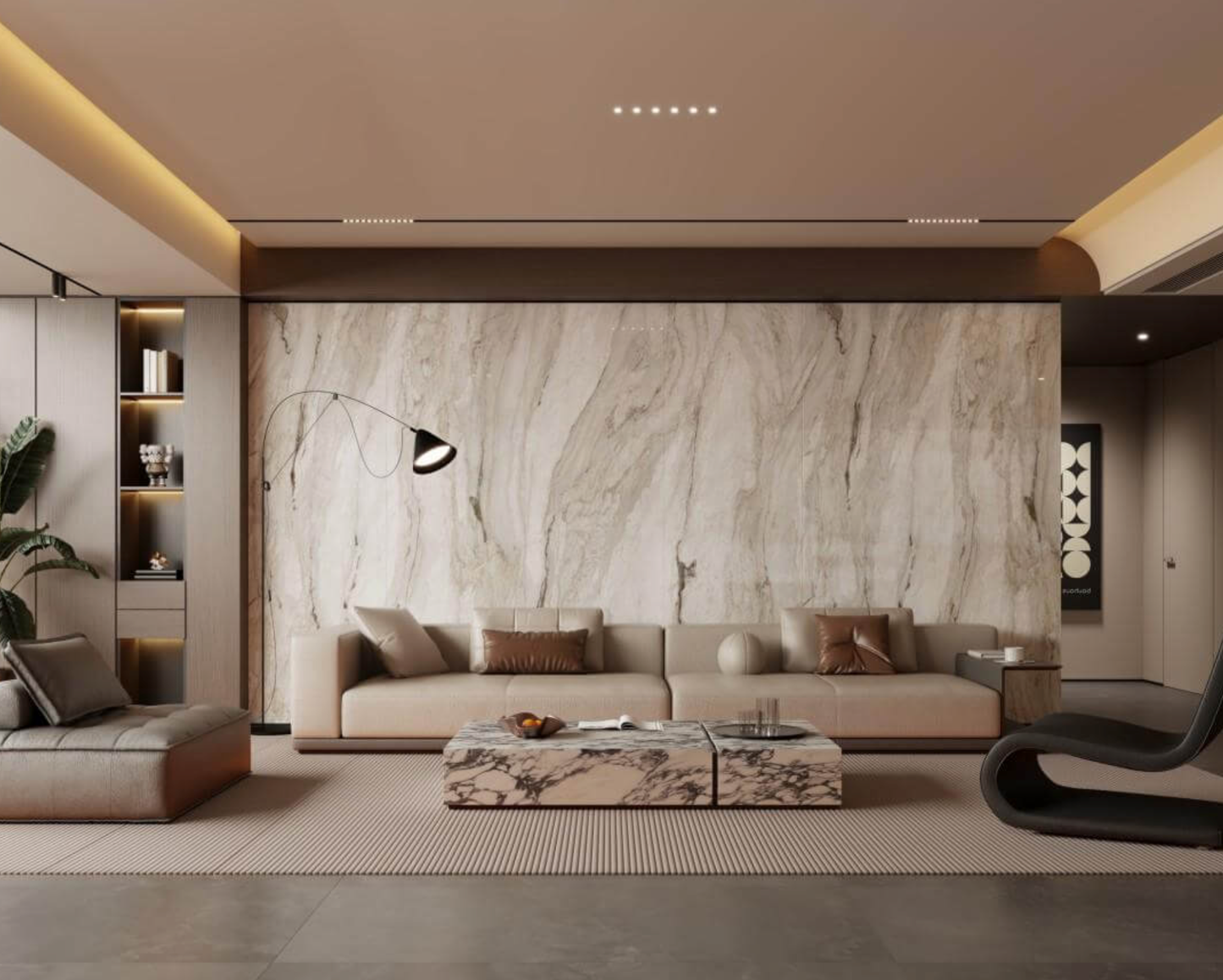 魚肚花白 800x2600mm 岩板 9S826LT008A