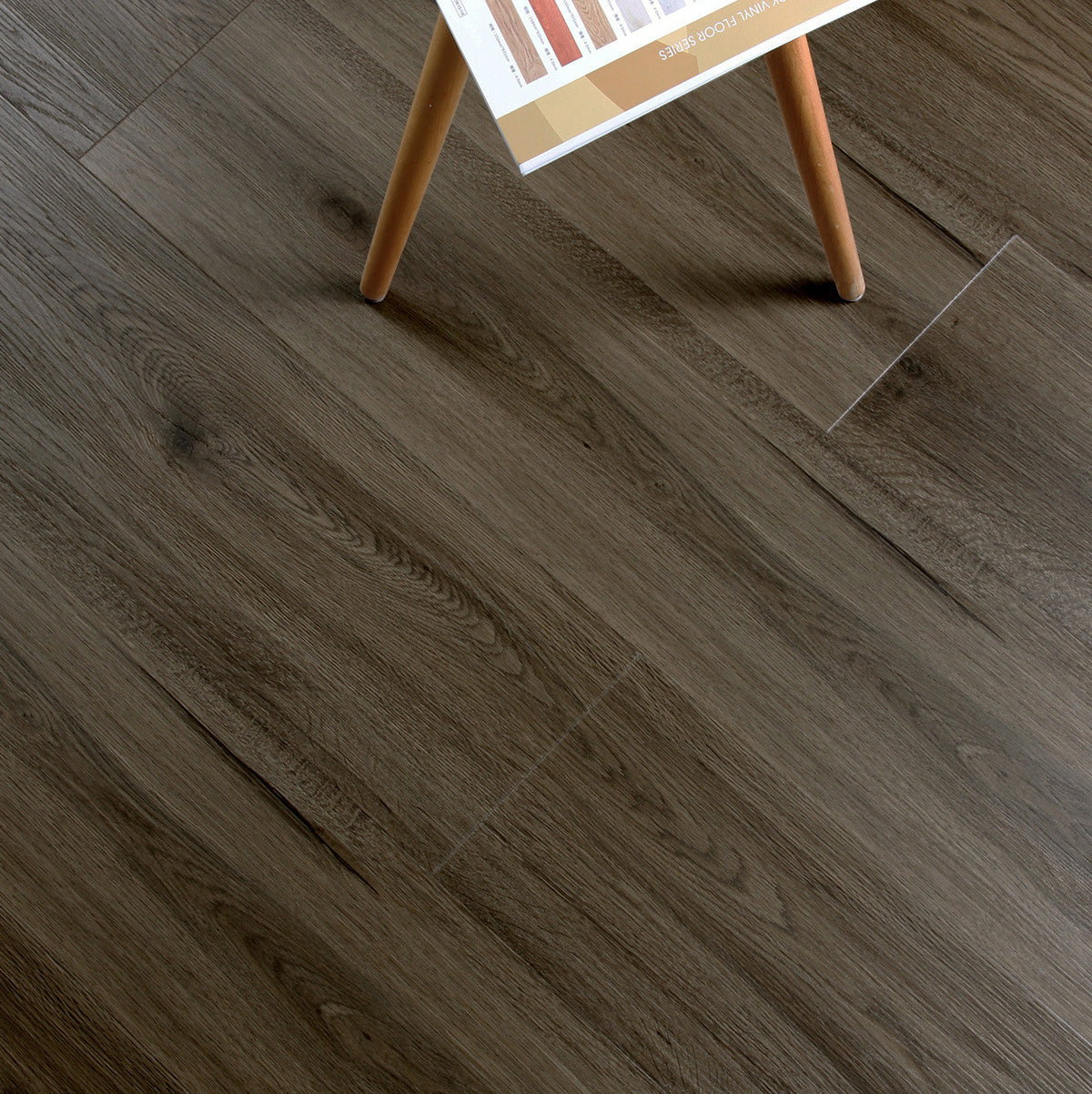 煙燻霧褐-10710 SPC石塑地板 1520*230*10mm