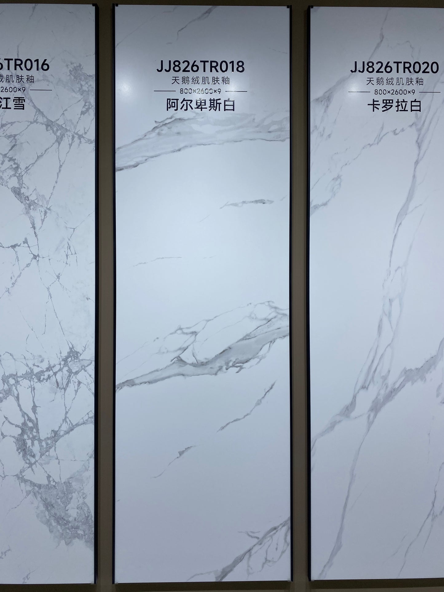 阿爾卑斯白岩板-絲滑面 （JJ826TR018） 鴻圖80建材城