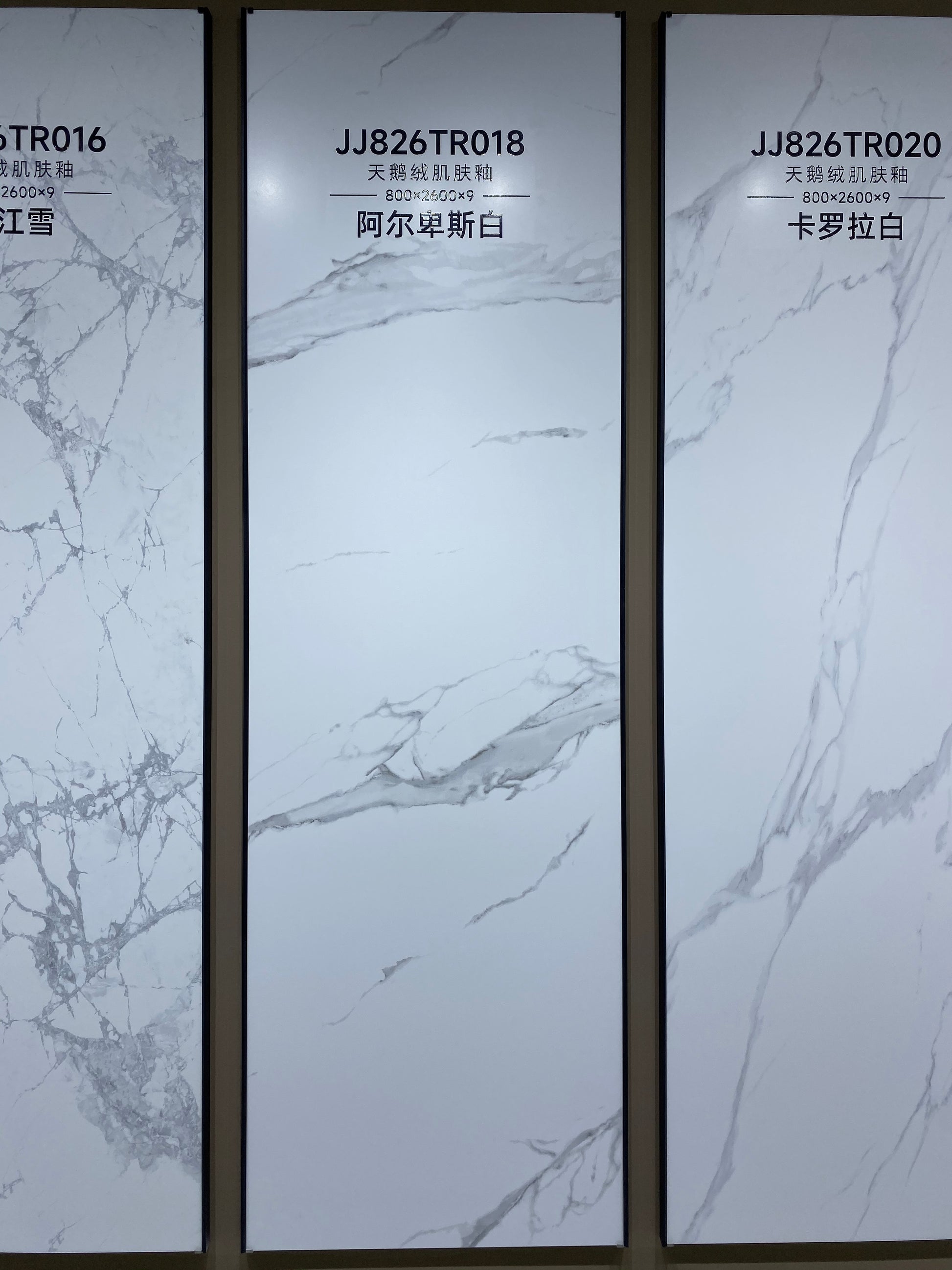 阿爾卑斯白岩板-絲滑面 （JJ826TR018） 鴻圖80建材城