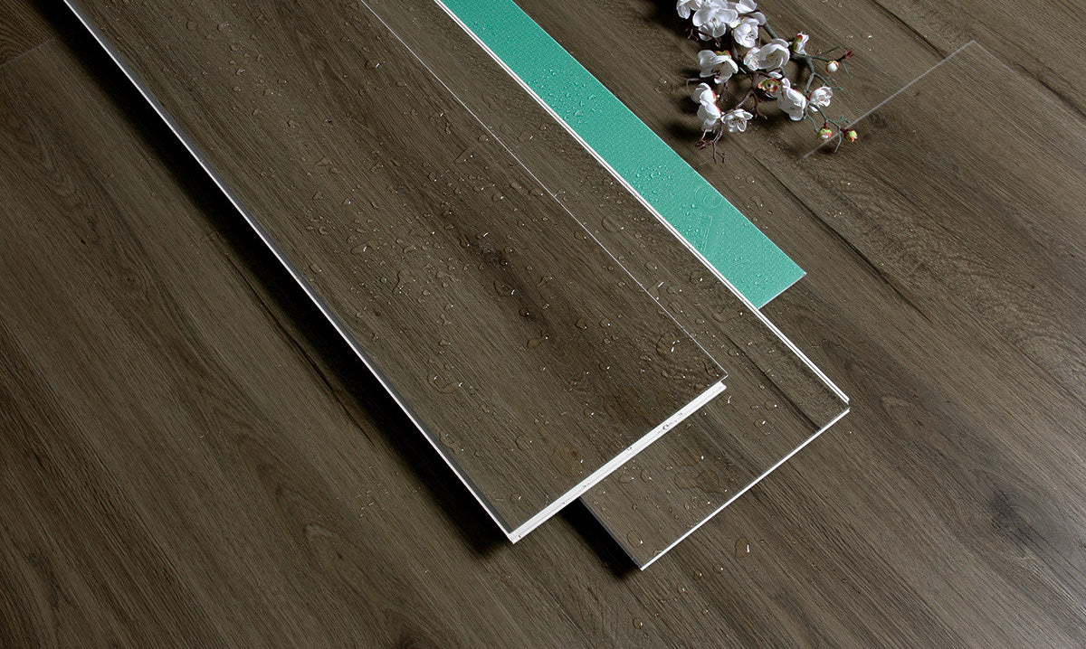 煙燻霧褐-10710 SPC石塑地板 1520*230*10mm