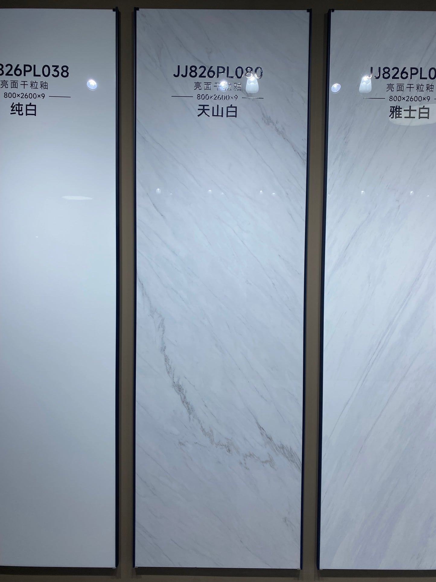 天山白-亮面 （JJ826PL080） 鴻圖80建材城