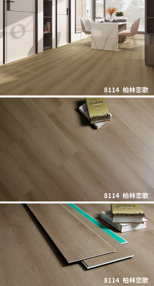 YAKEXI 8mm SPC石塑地板-柏林戀歌(8114) YAKEXI