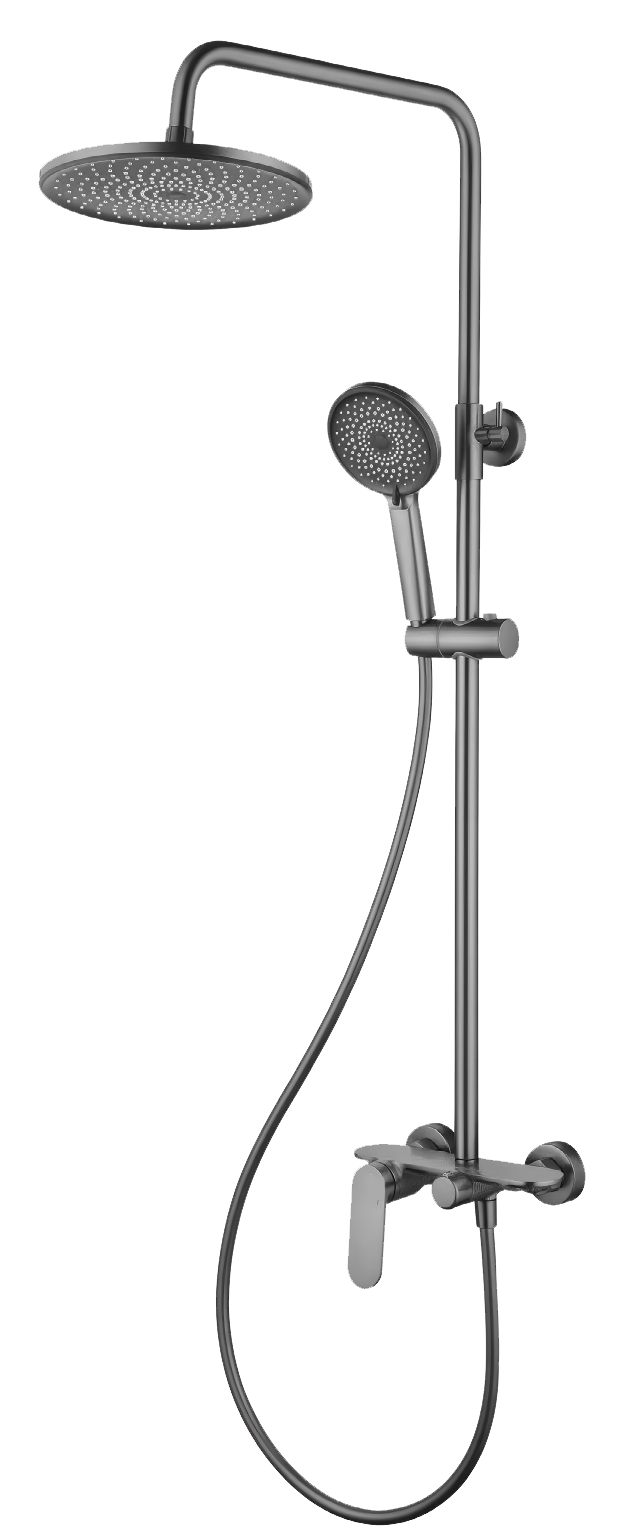 Voda 槍灰色大花灑-8606Q 鴻圖80建材城