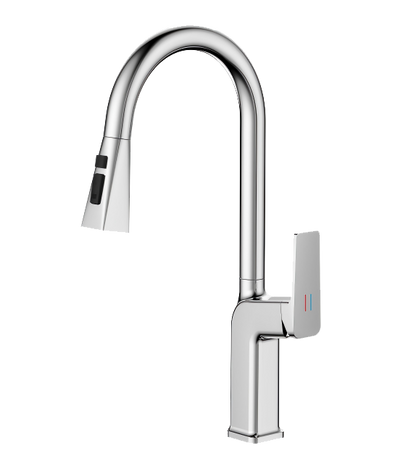 Voda 光面抽拉式廚房龍頭-8612B 鴻圖80建材城