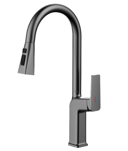 Voda 光面抽拉式廚房龍頭-8612Q 鴻圖80建材城