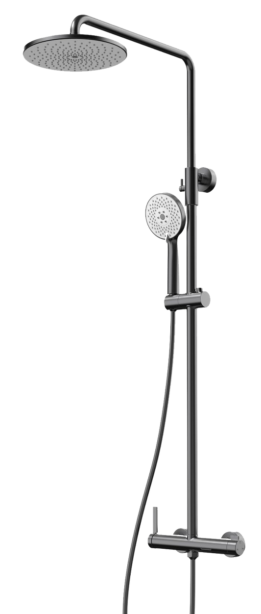 Voda 槍灰色花灑套裝-8676Q 鴻圖80建材城