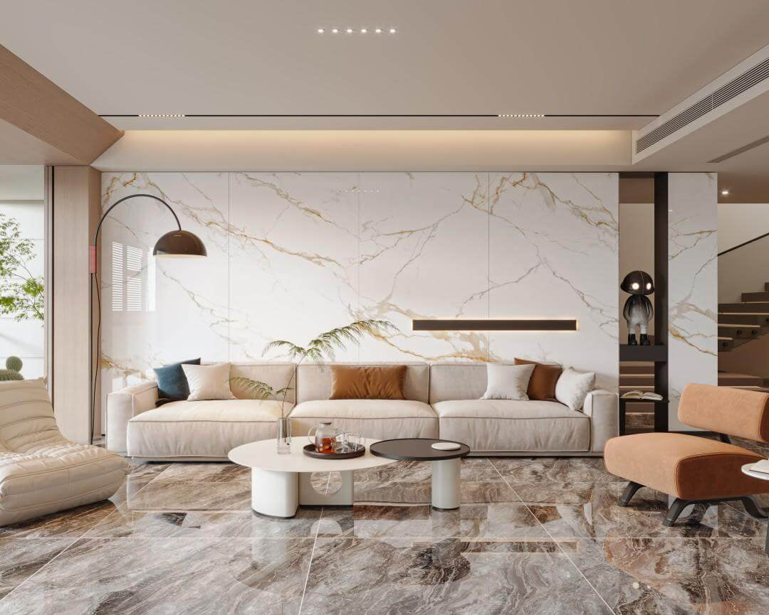 魚肚金 亮面 2400x1200mm 岩板 9S1224LT028A