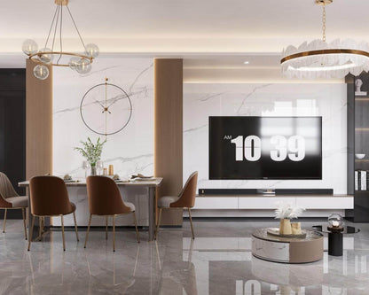 阿爾卑斯白 亮面 2400x1200mm岩板 9S124F01A