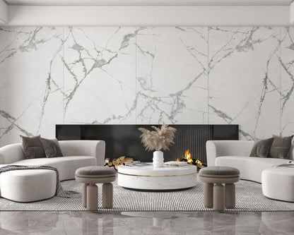 寒江雪 亮面 2400x1200mm 岩板 9Y1224LT301A