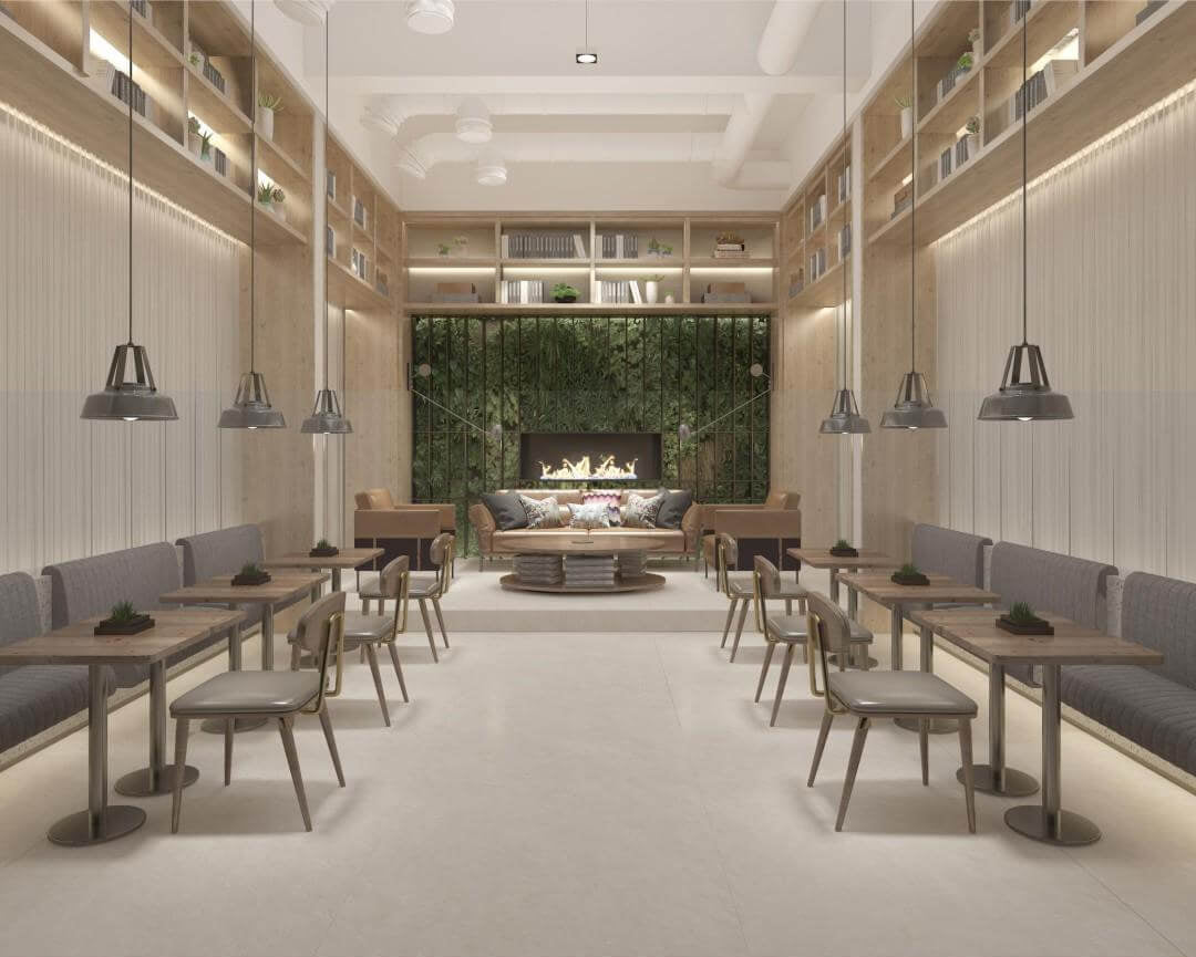 萊姆石白 亮面 2400x1200mm 岩板 9Y1224LT305A