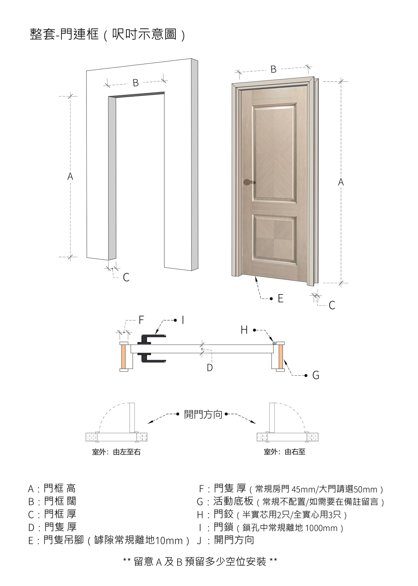 立體系列木門 A-LV011