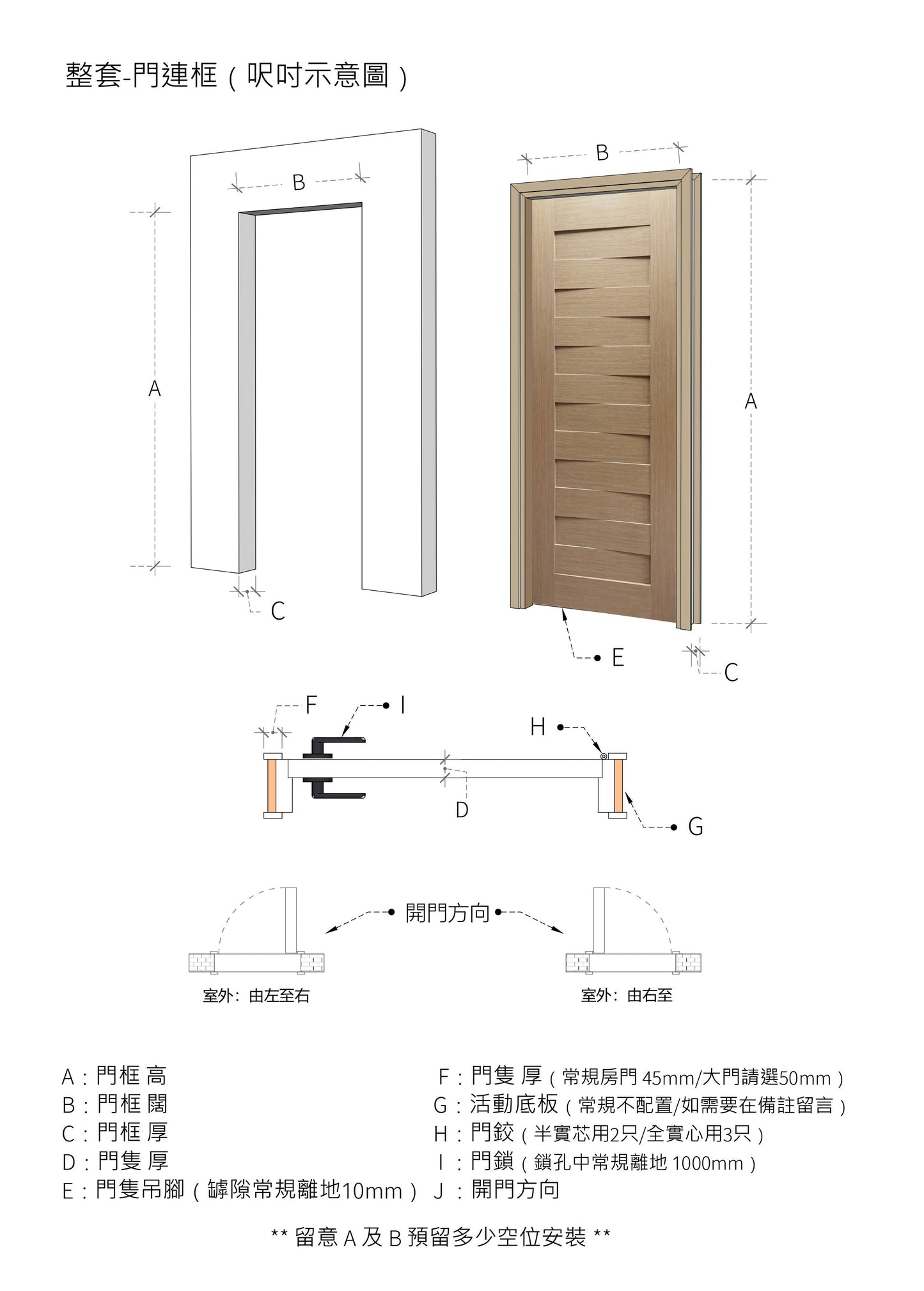 立體系列木門 A-LV016