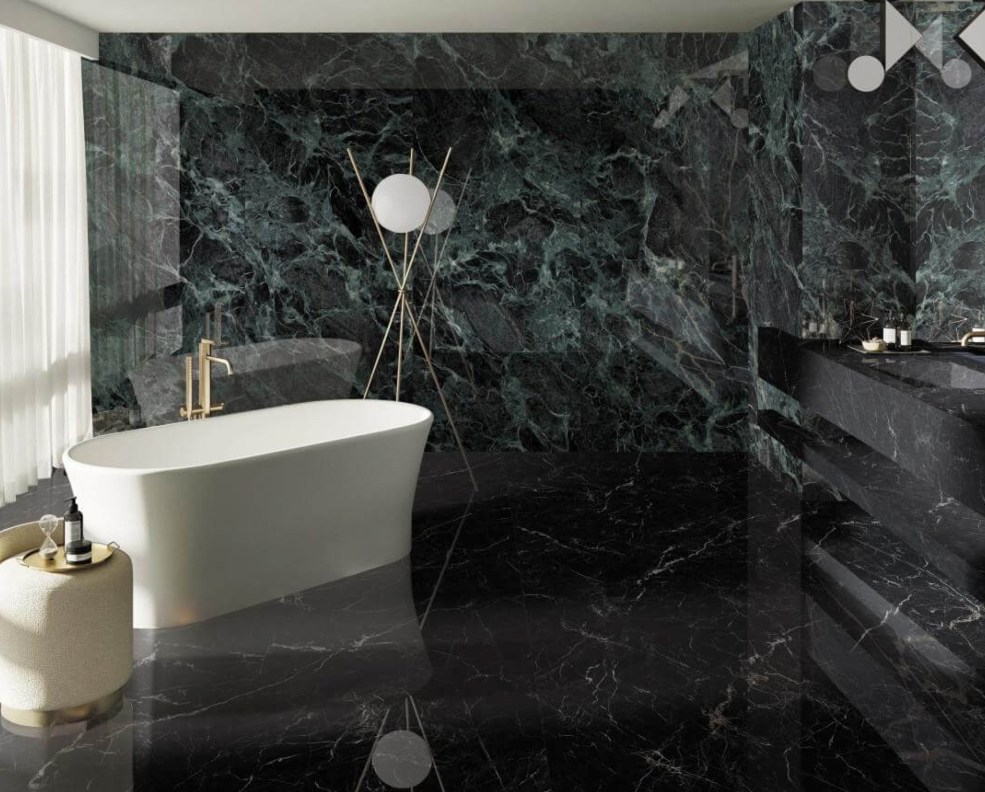 普拉達深綠 800x2600mm 岩板 9S826F40C - 鴻圖80建材倉