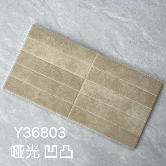 300*600MM立體條紋瓷磚-Y36807 鴻圖80建材城