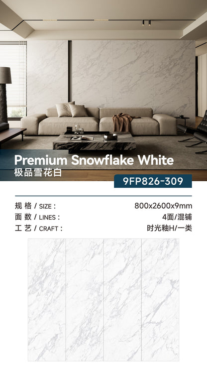 極品雪花白-柔光面 （9FP826-309） 鴻圖80建材城